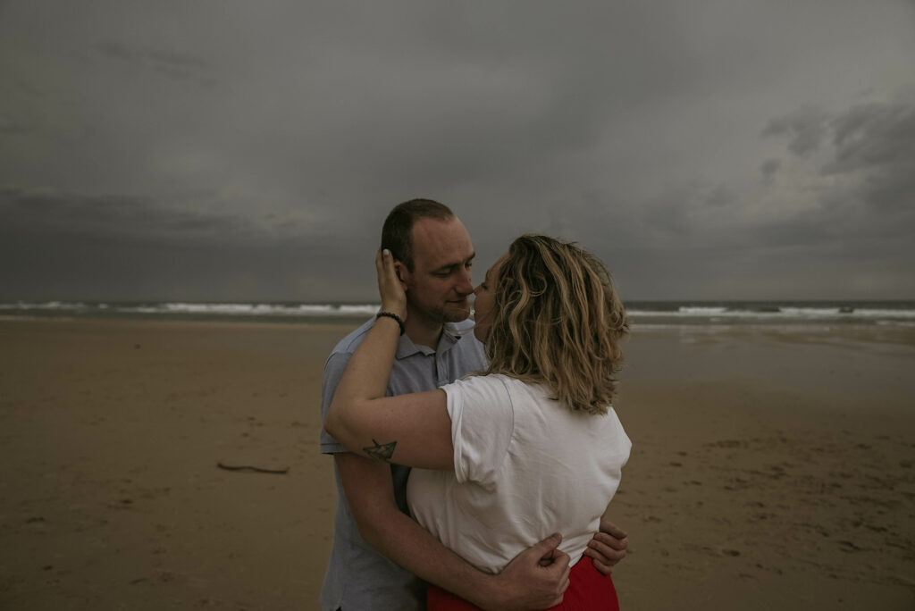 séance couple Biscarrosse plage