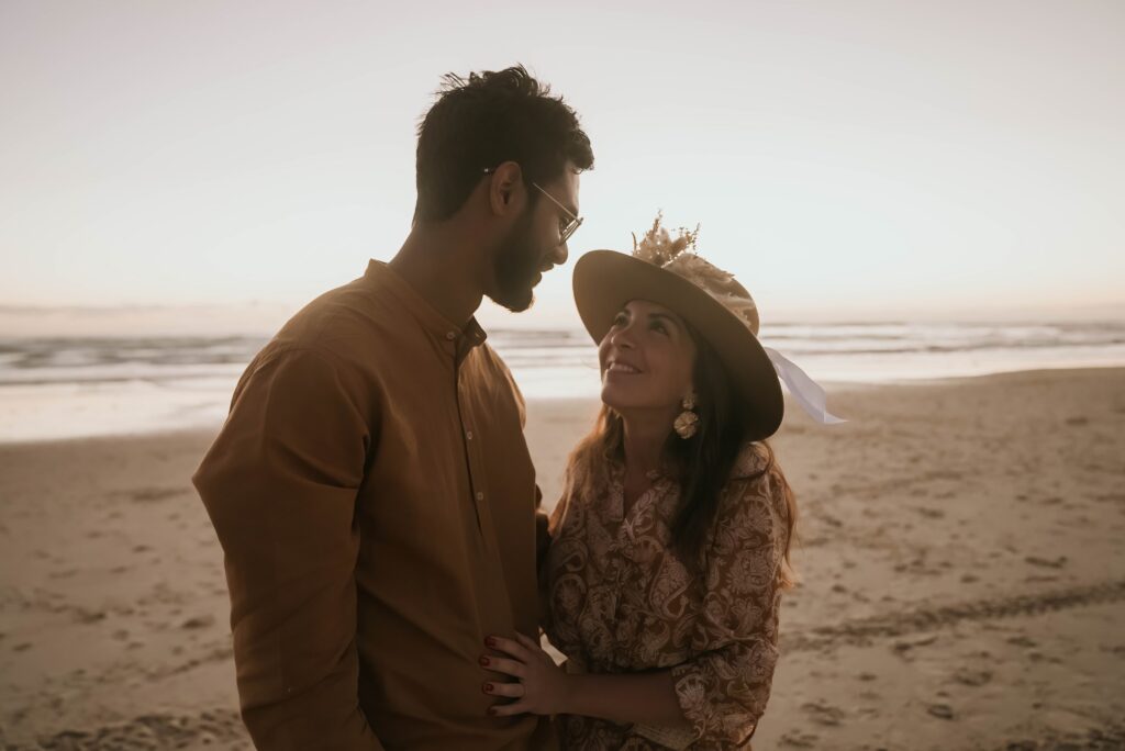 séance couple Biscarrosse plage